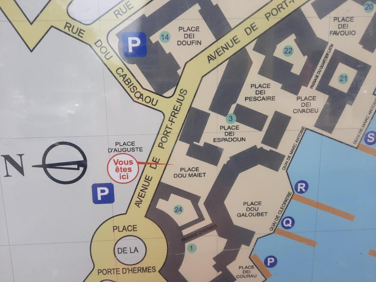Coeur Marina Climatise Terrasse Parking Lejlighed Fréjus Eksteriør billede